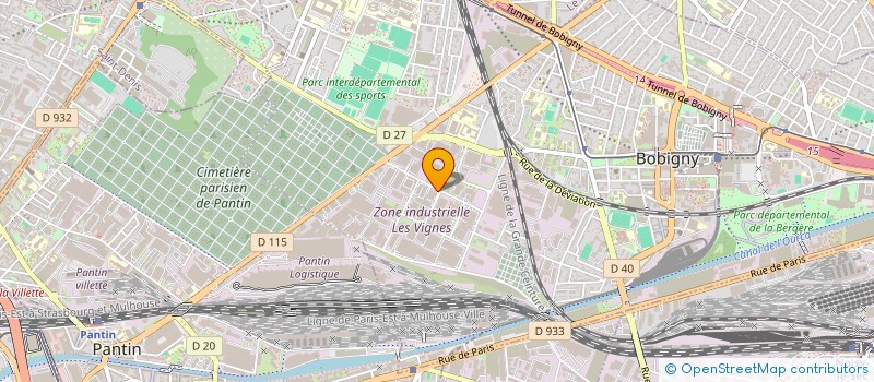localisation de l'entreprise CARTON FLASH à BOBIGNY