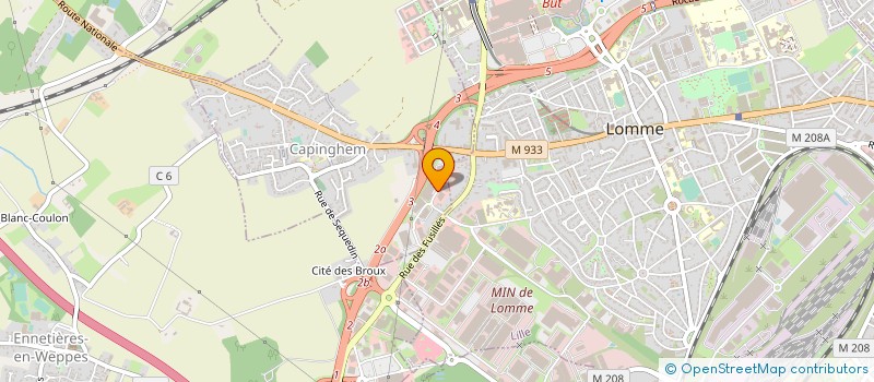localisation de l'entreprise CARTON LOGISTIQUE à LILLE