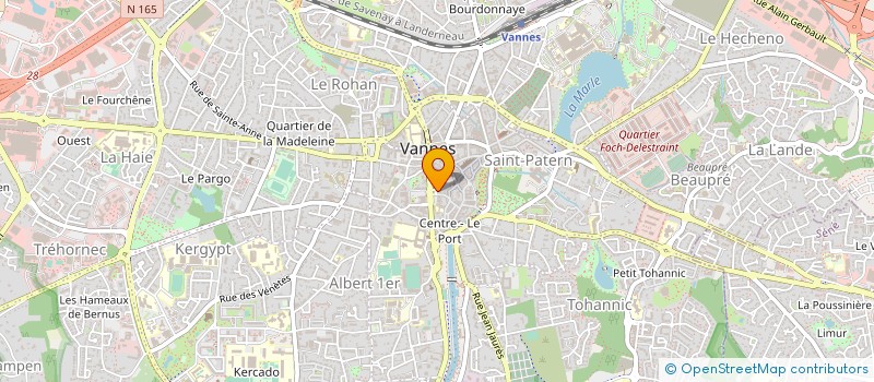 localisation de l'entreprise CARTON NAUTISME à VANNES