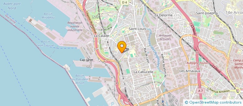 localisation de l'entreprise CARTON ROUGE à MARSEILLE