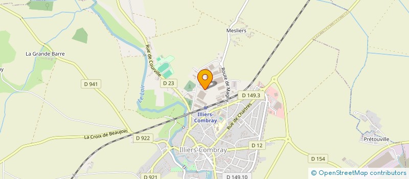 localisation de l'entreprise CARTONEX SA à ILLIERS COMBRAY