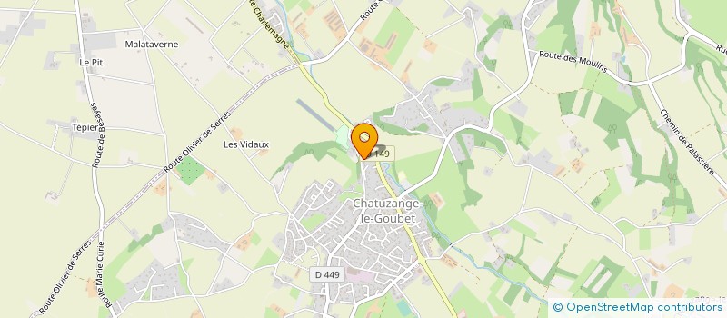 localisation de l'entreprise CARTONNAGE ADSA à CHATUZANGE-LE-GOUBET