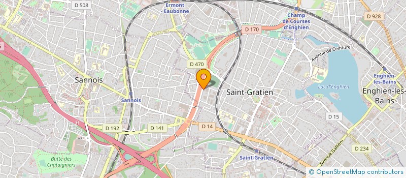 localisation de l'entreprise CARTONNAGE QUALITE FACONNAGE DECOUPE à SAINT-GRATIEN