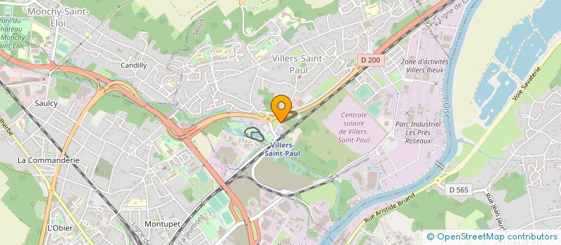 localisation de l'entreprise CARTONNAGES BAZIN à VILLERS-SAINT-PAUL