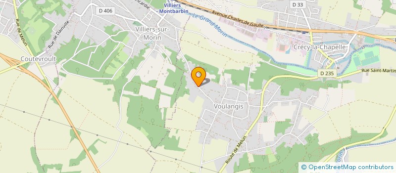 localisation de l'entreprise CARTONNAGES CP à VOULANGIS