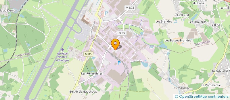 localisation de l'entreprise CARTONNAGES DE L ATLANTIQUE à SAINT-AIGNAN-GRANDLIEU