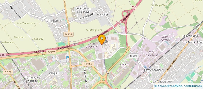 localisation de l'entreprise CARTONNAGES DU VAL DE LOIRE à BLOIS