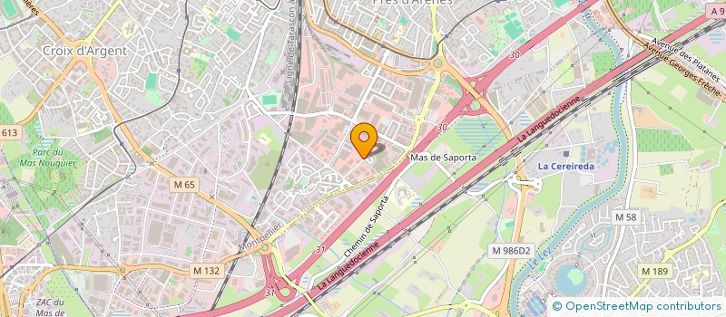localisation de l'entreprise CARTONNAGES RELIURES INDUS DU LITTORAL à MONTPELLIER