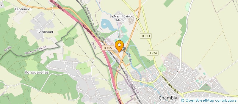 localisation de l'entreprise CARTONNAGES SPICQ à CHAMBLY
