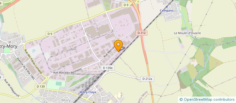 localisation de l'entreprise CARTONNAGEXPRESS à COMPANS