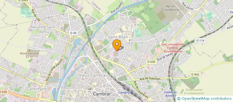 localisation de l'entreprise CARTONNERIE D'EMMAOL à CAMBRAI