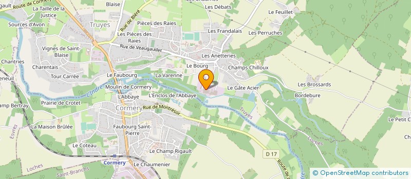 localisation de l'entreprise CARTONNERIE OUDIN  TRUYES