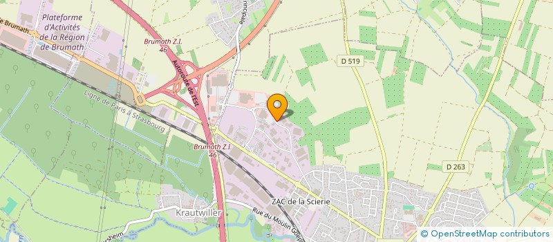 localisation de l'entreprise CARTOON CADRES  BRUMATH