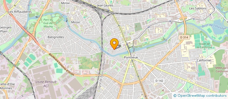 localisation de l'entreprise CARTOON MOTO à LE MANS
