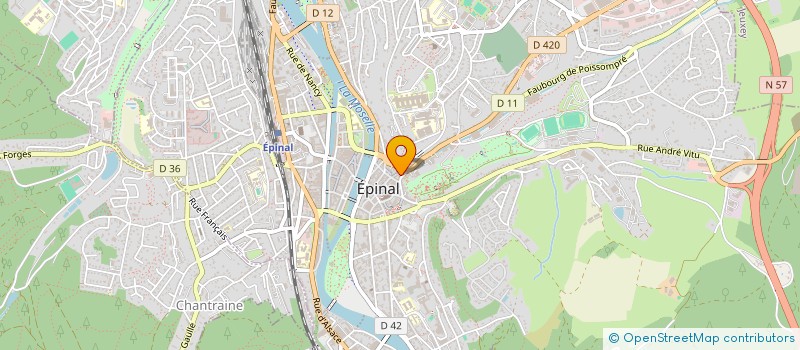 localisation de l'entreprise CARTOON SARL à EPINAL