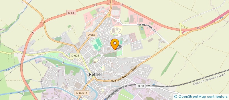 localisation de l'entreprise CARTOPAL à RETHEL