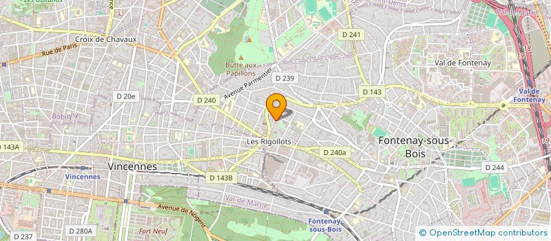 localisation de l'entreprise CARTOPHOT à FONTENAY-SOUS-BOIS