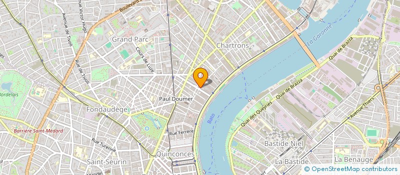 localisation de l'entreprise CARTOPOLO à BORDEAUX