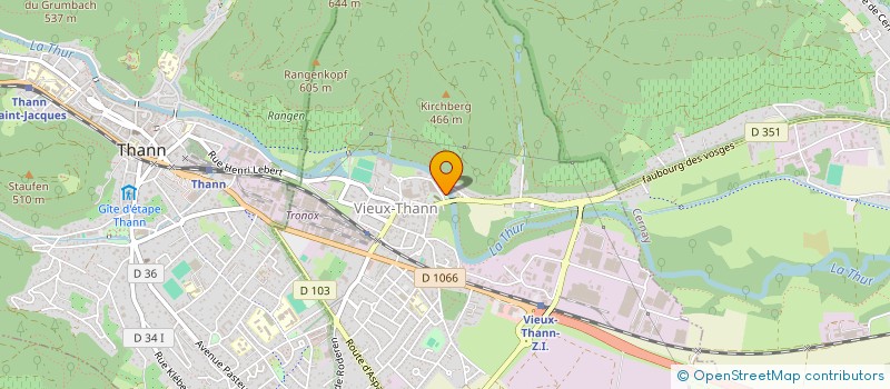 localisation de l'entreprise CARTOREC  VIEUX-THANN