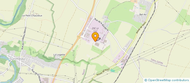 localisation de l'entreprise CARTOREL à ECHIRE