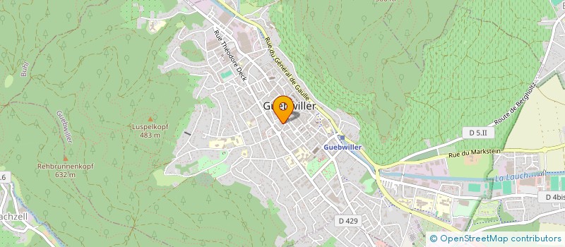 localisation de l'entreprise CARTORHIN S A  GUEBWILLER