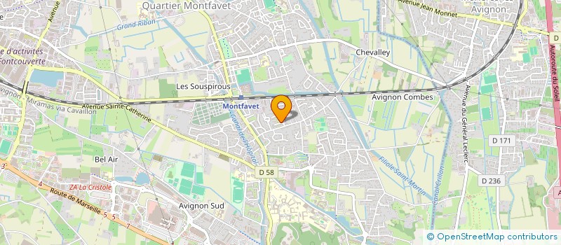 localisation de l'entreprise CARTOSPHERE  AVIGNON