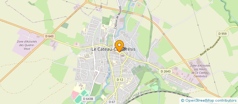 localisation de l'entreprise CARTOUCH  LE CATEAU-CAMBRESIS
