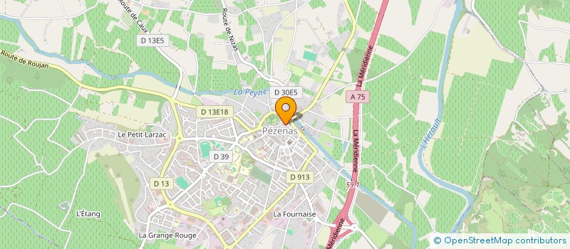 localisation de l'entreprise CARTOUCHE  PEZENAS