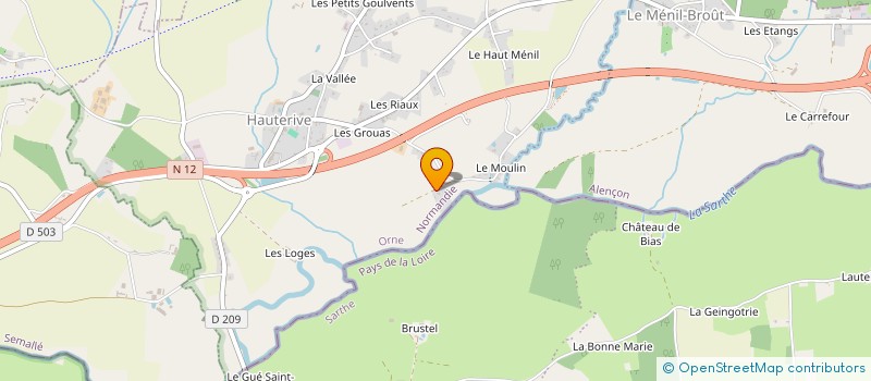 localisation de l'entreprise CARTOUCHESBOX à HAUTERIVE