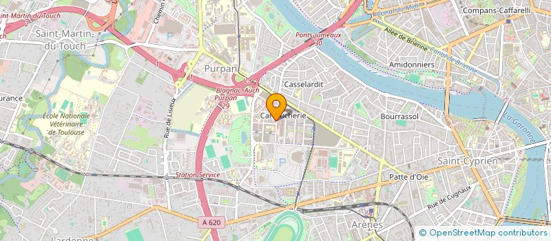 localisation de l'entreprise CARTOUCIRC à TOULOUSE