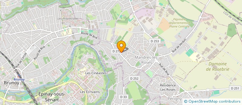 localisation de l'entreprise CARTOUEST  MANDRES-LES-ROSES