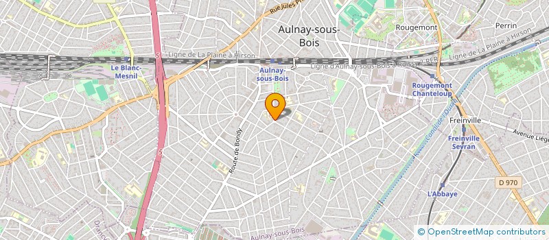 localisation de l'entreprise CARTRIDG'ECO à AULNAY-SOUS-BOIS