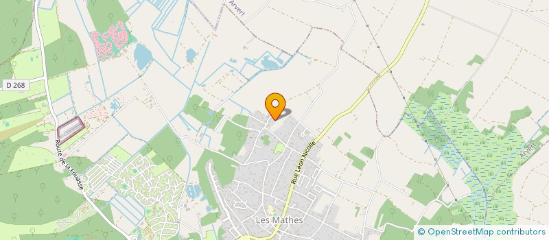 localisation de l'entreprise CARTRON CLEMENT JARDIN SERVICES  LES MATHES