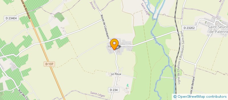 localisation de l'entreprise CARTRON ET FILS  SAINT-LEGER