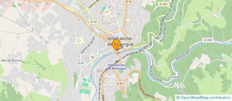 localisation de l'entreprise CARTUSIA à VILLEFRANCHE-DE-ROUERGUE