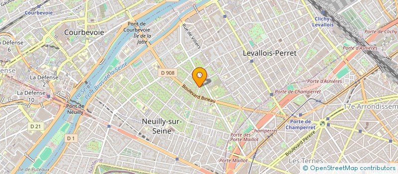 localisation de l'entreprise CARTUSIA à NEUILLY-SUR-SEINE