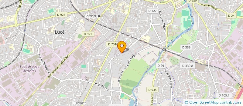localisation de l'entreprise CARUANA INVEST à LUISANT