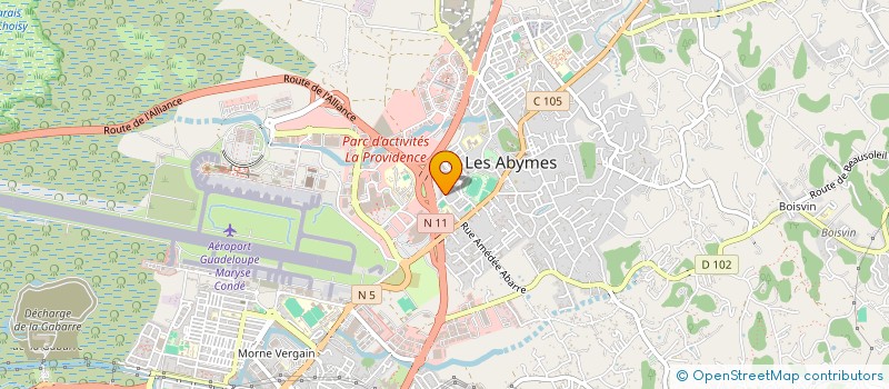 localisation de l'entreprise CARUEL 24 SCI  LES ABYMES