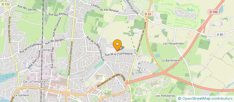 localisation de l'entreprise CARUEL IMMOBILIER à LES SABLES D'OLONNE