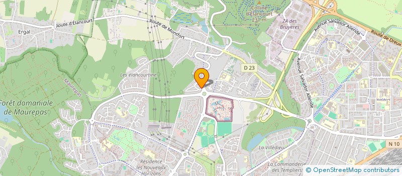 localisation de l'entreprise CARUNEED  ELANCOURT