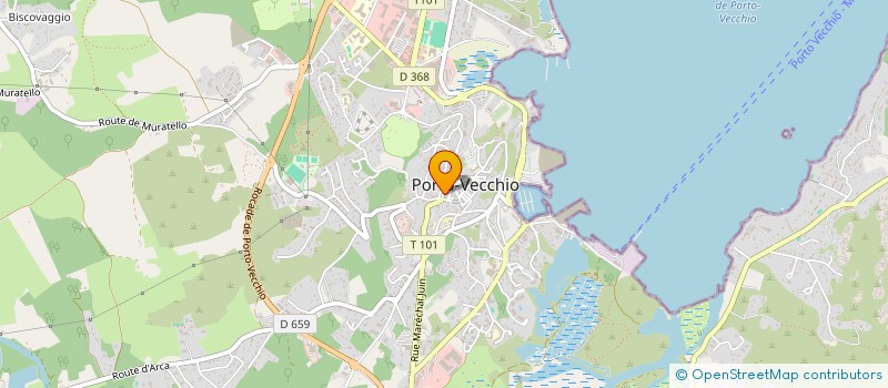 localisation de l'entreprise CARUSO à PORTO-VECCHIO