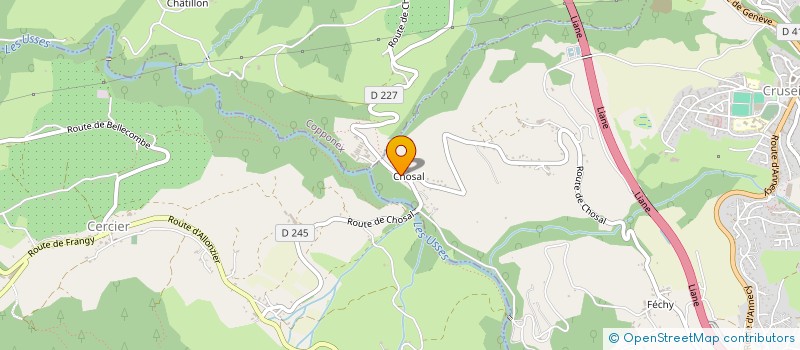 localisation de l'entreprise CARUSO TP  CERCIER