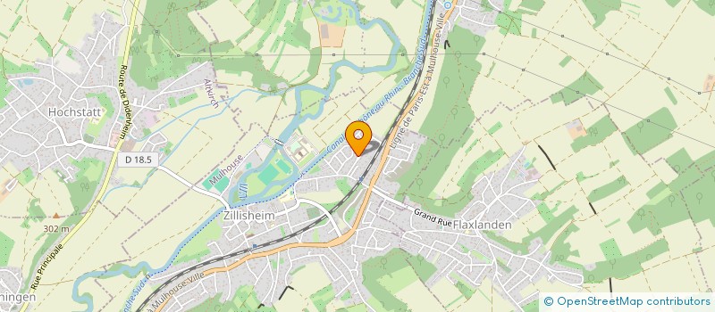 localisation de l'entreprise CARVA INVEST  ZILLISHEIM