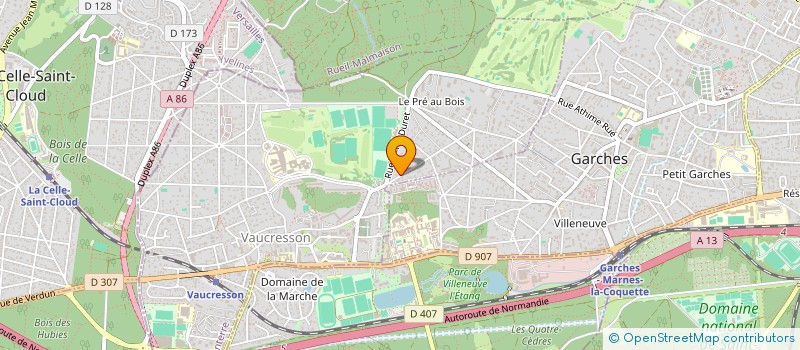 localisation de l'entreprise CARVAL à VAUCRESSON