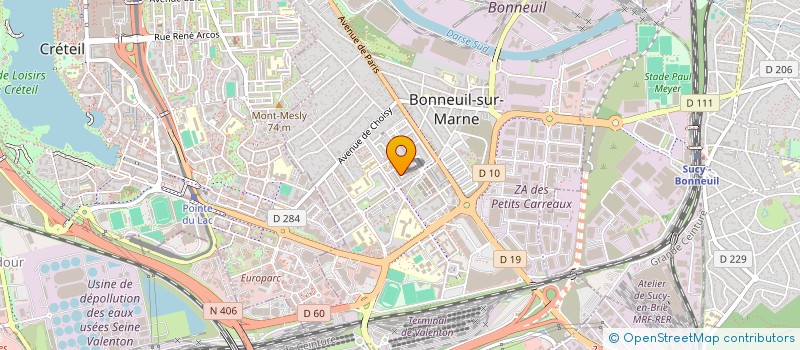 localisation de l'entreprise CARVALAX  BONNEUIL-SUR-MARNE