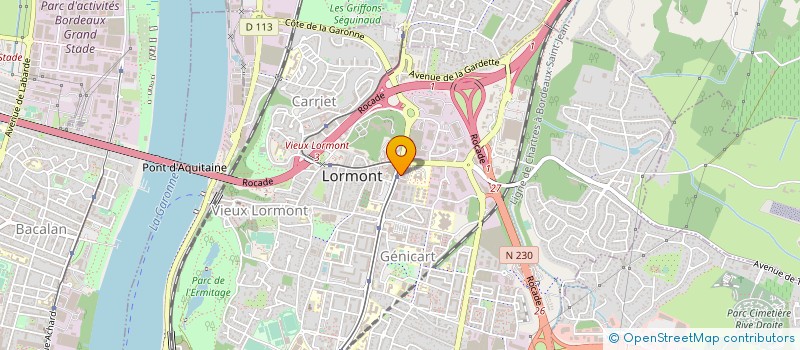 localisation de l'entreprise CARVALHO à LORMONT