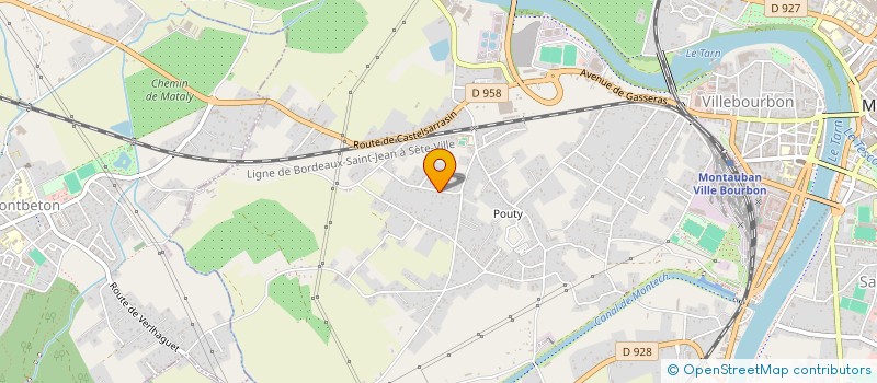 localisation de l'entreprise CARVALHO  MONTAUBAN