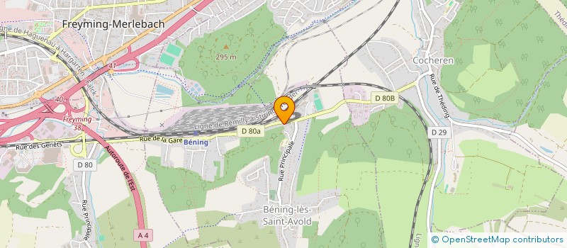 localisation de l'entreprise CARVALHO  BENING-LES-SAINT-AVOLD