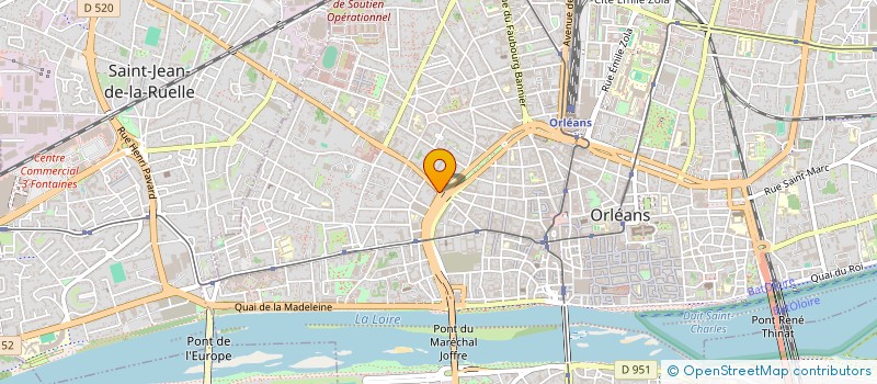 localisation de l'entreprise CARVALHO à ORLEANS