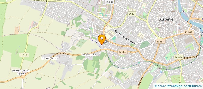 localisation de l'entreprise CARVALHO ARNOLD à AUXERRE